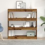 Armario para Libros/Divisor de Habitaciones - Madera Rústica - 100x30x103cm - Madera Elaborada von , Bücherregale und Regale ...