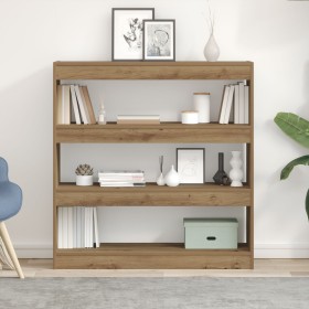 Armario de Libros/División de Espacio en Roble Artesanal - 100x30x103cm, Hecho de Madera Diseñada von , Bücherregale und Rega...