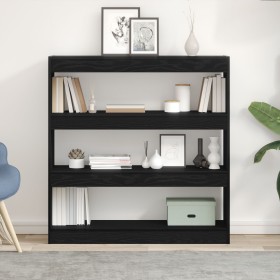 Mueble para libros / Separador de ambientes Roble negro 100x30x103cm Madera resistente de , Librerías y estanterías - Ref: Fo...