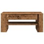 Mesa de café de madera reciclada 102x55x45 cm de madera de ingeniería by , Coffee table - Ref: Foro24-862727, Price: 80,88 €,...