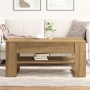 Mesa de café de roble Artisan 102x55x45 cm de madera ingenierizada by , Coffee table - Ref: Foro24-862728, Price: 78,01 €, Di...