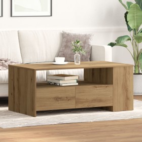 Mesa de Café - Roble Artesanal - 102x55x43.5 cm - Hecha de Madera Elaborada von , Couchtisch - Ref: Foro24-862732, Preis: 102...
