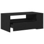 Mesa de Café de Roble Negro 102x55x43.5 cm Hecha de Madera Ingenierizada by , Coffee table - Ref: Foro24-862733, Price: 107,7...