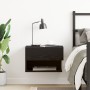Armario de Noche de Pared de en Madera de Roble Negro de , Mesitas de noche - Ref: Foro24-862734, Precio: 47,20 €, Descuento: %