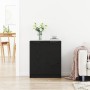 aparador de roble negro 60x30x70 cm hecho de madera elaborada de , Aparadores - Ref: Foro24-862737, Precio: 90,25 €, Descuent...
