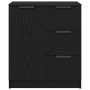 aparador de roble negro 60x30x70 cm hecho de madera elaborada de , Aparadores - Ref: Foro24-862737, Precio: 90,25 €, Descuent...