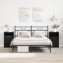 Mesas de Noche 2 pcs Negro Roble 40x35x65 cm Madera Elaborada de , Mesitas de noche - Ref: Foro24-862742, Precio: 122,39 €, D...