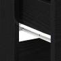 Mesas de Noche 2 pcs Negro Roble 40x35x65 cm Madera Elaborada de , Mesitas de noche - Ref: Foro24-862742, Precio: 122,39 €, D...