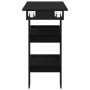 Mesa de Bar - Roble Negro - 102x55x103.5 cm - Hecha de Madera Elaborada von , Küchen- und Esstische - Ref: Foro24-862748, Pre...