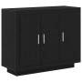 Aparador Negro Roble 92x35x75 cm Madera Ingenierizada de , Aparadores - Ref: Foro24-862750, Precio: 104,77 €, Descuento: %