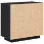 aparador Negro Roble 80x40x75 cm Madera elaborada de , Aparadores - Ref: Foro24-862749, Precio: 101,01 €, Descuento: %