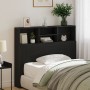 Cabecero Gabinete Negro Roble 120x19x103.5 cm Madera Elaborada von , Kopf- und Fußteile - Ref: Foro24-862751, Preis: 77,26 €,...