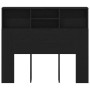 Cabecero Gabinete Negro Roble 120x19x103.5 cm Madera Elaborada von , Kopf- und Fußteile - Ref: Foro24-862751, Preis: 77,26 €,...