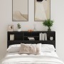 Cabecera de en Roble Negro - 160x19x103.5 cm Hecha de Madera Ingeniería von , Kopf- und Fußteile - Ref: Foro24-862753, Preis:...