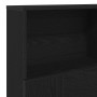 Cabecera de en Roble Negro - 160x19x103.5 cm Hecha de Madera Ingeniería von , Kopf- und Fußteile - Ref: Foro24-862753, Preis:...