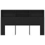 Cabecero con armario de roble negro 180x19x103,5 cm von , Kopf- und Fußteile - Ref: Foro24-862754, Preis: 98,86 €, Rabatt: -5%%