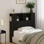 Cabecera de cama Negro Roble 100x19x104.5 cm Hecha de Madera Elaborada von , Kopf- und Fußteile - Ref: Foro24-862756, Preis: ...