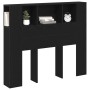 Cabecero de  Armario Negro Roble 120x19x104,5 cm Madera elaborada | Foro24.es | Tu tienda online para hogar, jardín y más Foro24.es