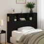 Cabecero de  Armario Negro Roble 120x19x104,5 cm Madera elaborada | Foro24.es | Tu tienda online para hogar, jardín y más Foro24.es