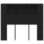 Cabecero de  Armario Negro Roble 120x19x104,5 cm Madera elaborada | Foro24.es | Tu tienda online para hogar, jardín y más Foro24.es
