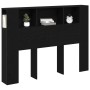 Cabecera de Roble Negro de - 140x19x104.5 cm - Hecha de Madera Ingenierizada von , Kopf- und Fußteile - Ref: Foro24-862758, P...