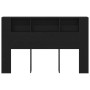 Cabecero de Armario de Roble Negro - 160x19x104.5 cm Hecho de Madera Ingenierada von , Kopf- und Fußteile - Ref: Foro24-86275...