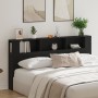 Cabecero Negro Roble 200x18,5x104,5 cm von , Kopf- und Fußteile - Ref: Foro24-862760, Preis: 94,25 €, Rabatt: %