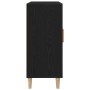 Aparador Negro de Roble 90x34x80 cm en Madera de , Aparadores - Ref: Foro24-862761, Precio: 110,45 €, Descuento: %