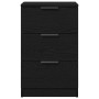 Cabinet de Noche de Roble Negro - 40x65x65 cm de , Mesitas de noche - Ref: Foro24-862767, Precio: 69,88 €, Descuento: %