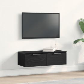 Armario de Pared de Roble Negro 68x30x20 cm Hecho de Madera Manufacturada von , Schränke und Lagerung - Ref: Foro24-862776, P...