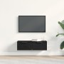 Armario de Pared de Roble Negro 68x30x20 cm Hecho de Madera Manufacturada von , Schränke und Lagerung - Ref: Foro24-862776, P...