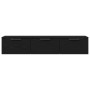 Gabinete de Pared de Roble Negro 102x30x20 cm Hecho de Madera Elaborada von , Schränke und Lagerung - Ref: Foro24-862777, Pre...