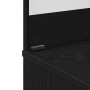 Mesa de tocador de roble negro con espejo - 74.5 x 40 x 141 cm de , Mesas - Ref: Foro24-862782, Precio: 101,51 €, Descuento: %
