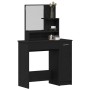 Mesa de Tocador de Roble Negro con Espejo - 86.5 x 35 x 136 cm de , Tocadores para dormitorios - Ref: Foro24-862783, Precio: ...