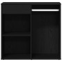 Gabinete Cosmético de Roble Negro  80x40x75 cm Hecho de Madera Elaborada | Foro24.es | Tu tienda online para hogar, jardín y más Foro24.es