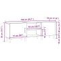 Soporte para TV en roble estilo artesanal - 150x30x50 cm - Hecho de madera diseñada von , TV-Möbel - Ref: Foro24-862796, Prei...