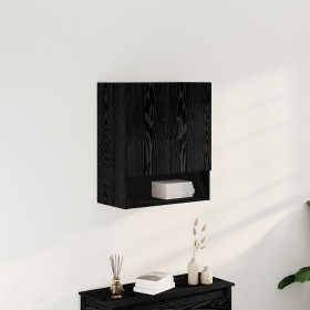 Armario de pared Negro Roble 60x30x70 cm de madera de , Taquillas y armarios de almacenamiento - Ref: Foro24-862798, Precio: ...