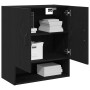 Armario de pared Negro Roble 60x30x70 cm de madera von , Schließfächer und Lagerschränke - Ref: Foro24-862798, Preis: 68,51 €...