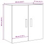 Armario de pared de roble negro - 60x30x60 cm von , Schließfächer und Lagerschränke - Ref: Foro24-862799, Preis: 65,59 €, Rab...