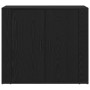 Sideboard Negro Roble 80x33x70 cm Madera Ingienierizada de , Aparadores - Ref: Foro24-862800, Precio: 89,69 €, Descuento: %