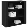 Armario de Pared Negro Roble 80x33x80 cm Madera Elaborada von , Schränke und Lagerung - Ref: Foro24-862803, Preis: 69,93 €, R...