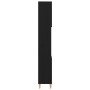 Armario de baño Negro Roble 30x30x190 cm Madera elaborada by , bathroom vanities - Ref: Foro24-862805, Price: 87,58 €, Discou...