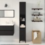 Armario de Baño Negro Roble 30x30x190 cm Madera Elaborada von , Badezimmerwaschtische - Ref: Foro24-862806, Preis: 87,75 €, R...