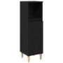 Armario de baño  Negro Roble 30x30x100 cm Madera elaborada | Foro24.es | Tu tienda online para hogar, jardín y más Foro24.es