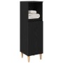 Armario de baño  Negro Roble 30x30x100 cm Madera elaborada | Foro24.es | Tu tienda online para hogar, jardín y más Foro24.es