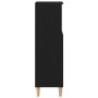 Armario de baño  Negro Roble 30x30x100 cm Madera elaborada | Foro24.es | Tu tienda online para hogar, jardín y más Foro24.es