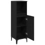 Armario de baño Negro Roble 30x30x100 cm Madera elaborada de , Tocadores de baño - Ref: Foro24-862808, Precio: 56,35 €, Descu...