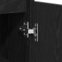 Armario de baño Negro Roble 30x30x100 cm Madera elaborada de , Tocadores de baño - Ref: Foro24-862808, Precio: 56,35 €, Descu...