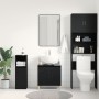 Mueble de lavabo Negro Roble 58x33x60 cm Madera elaborada von , Badezimmerwaschtische - Ref: Foro24-862809, Preis: 51,61 €, R...