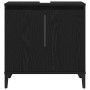 Mueble de lavabo Negro Roble 58x33x60 cm Madera elaborada de , Tocadores de baño - Ref: Foro24-862810, Precio: 56,08 €, Descu...